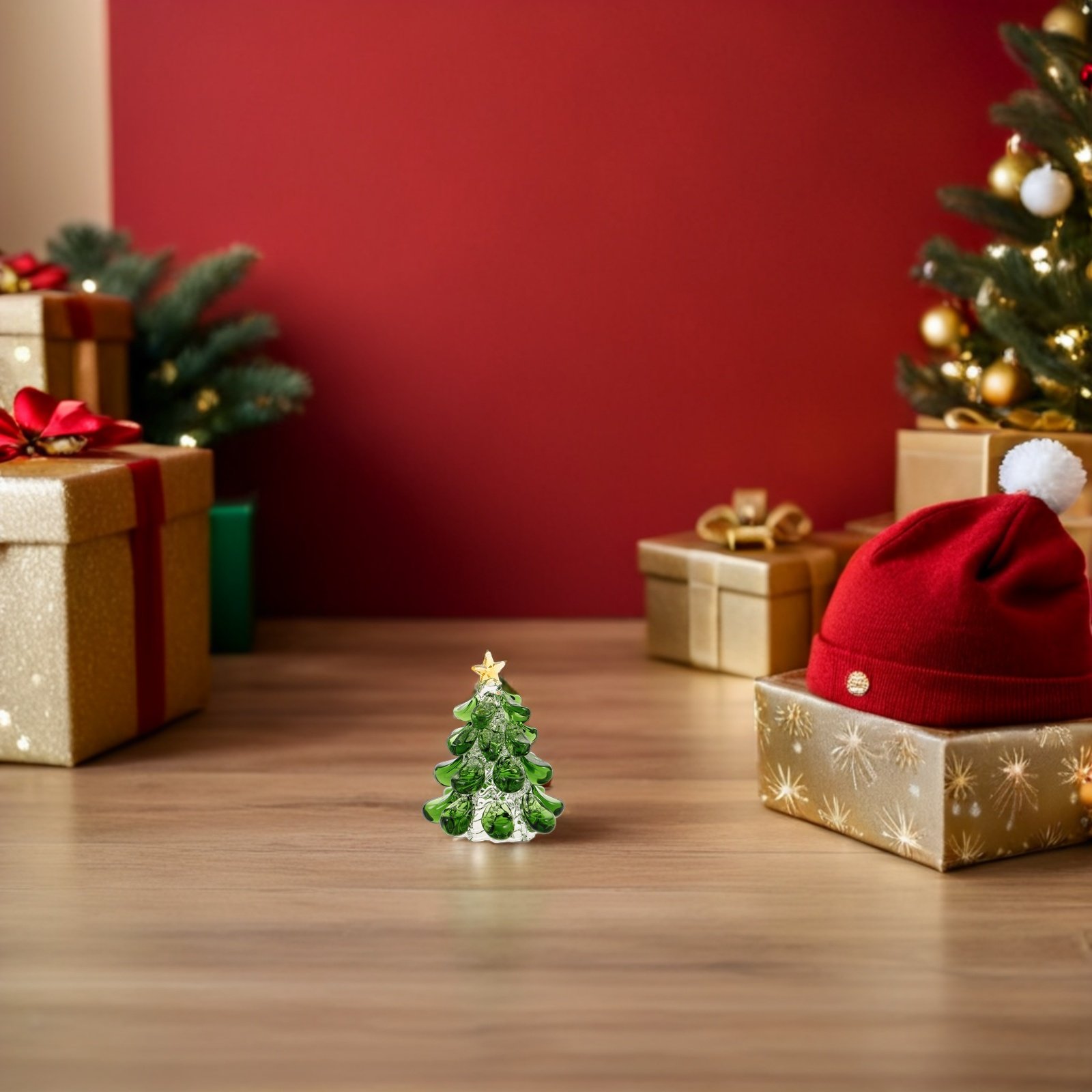 Star Tree Topper - Crystal Christmas Tree Miniature Tabletop Centerpiece