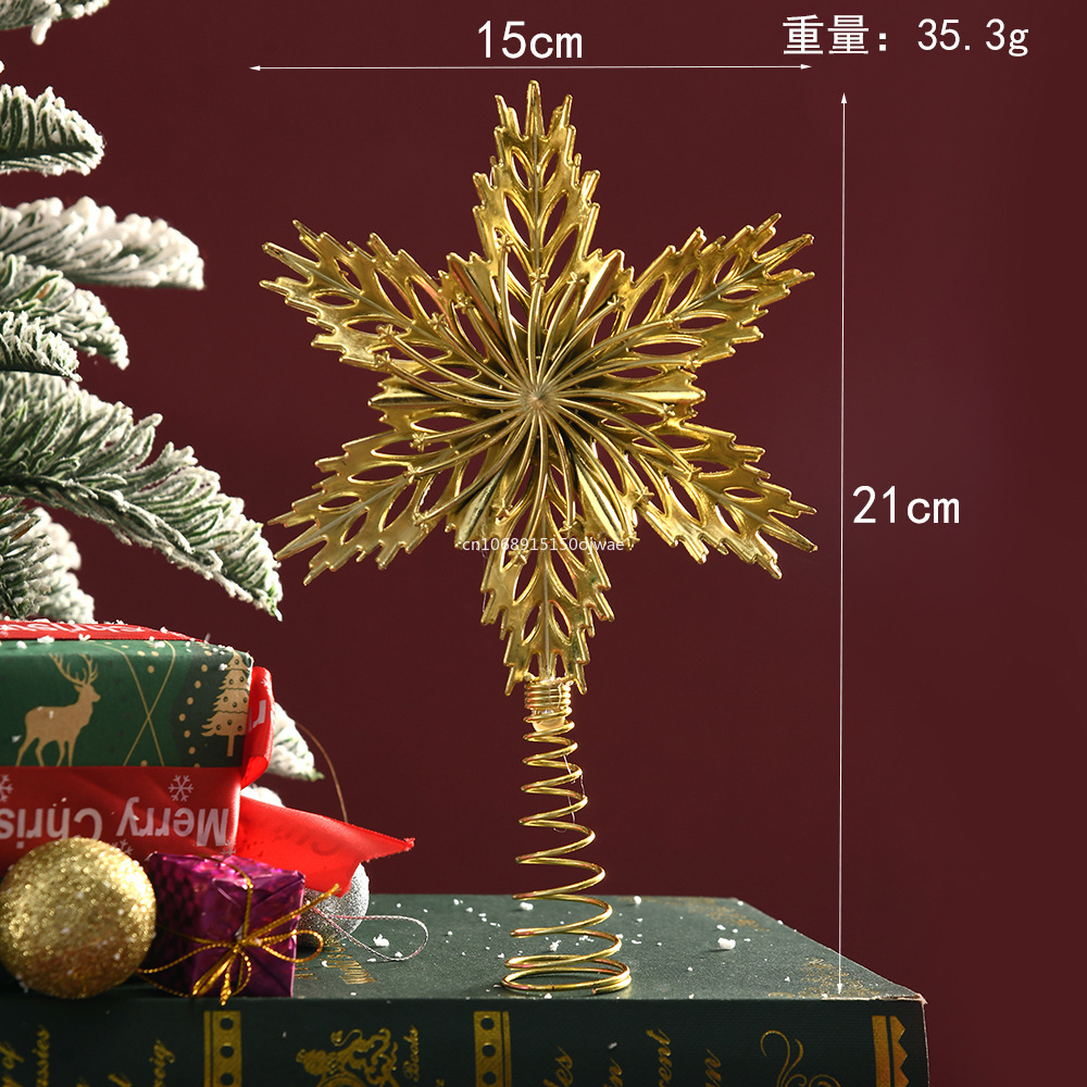 Star Tree Topper - 1pc Christmas Tree Topper Christmas Gold