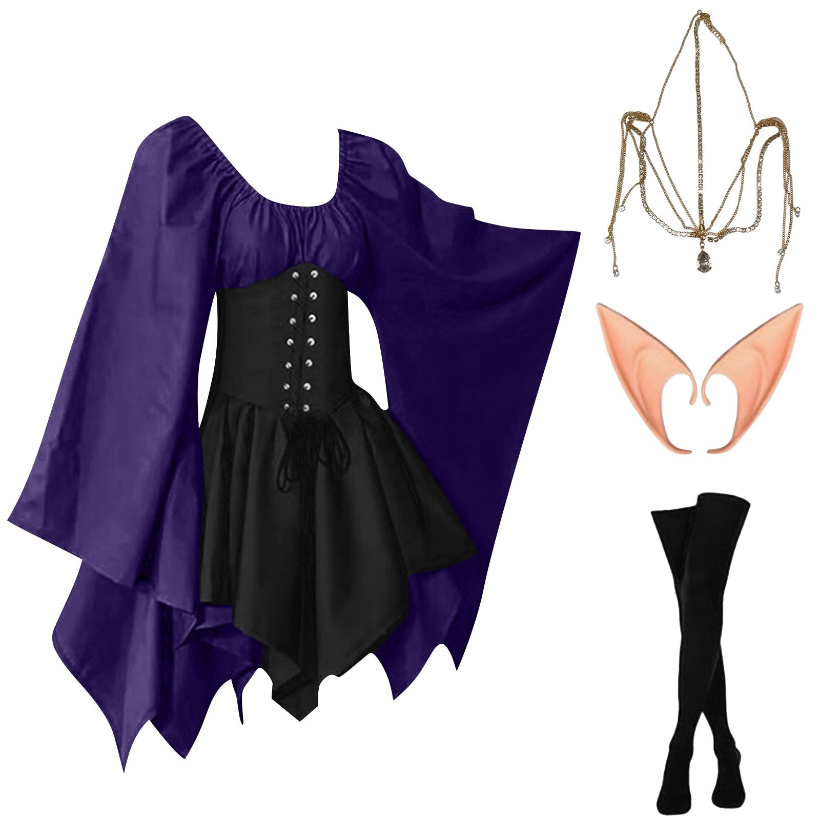 Halloween Cosplay Palace Victo - Elf Costume Christmas reseña y precio