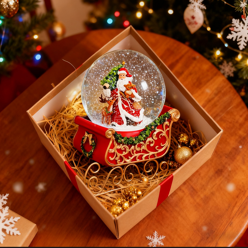 Christmas Snow Globe with Musi - Snow Globe Musical reseña y precio