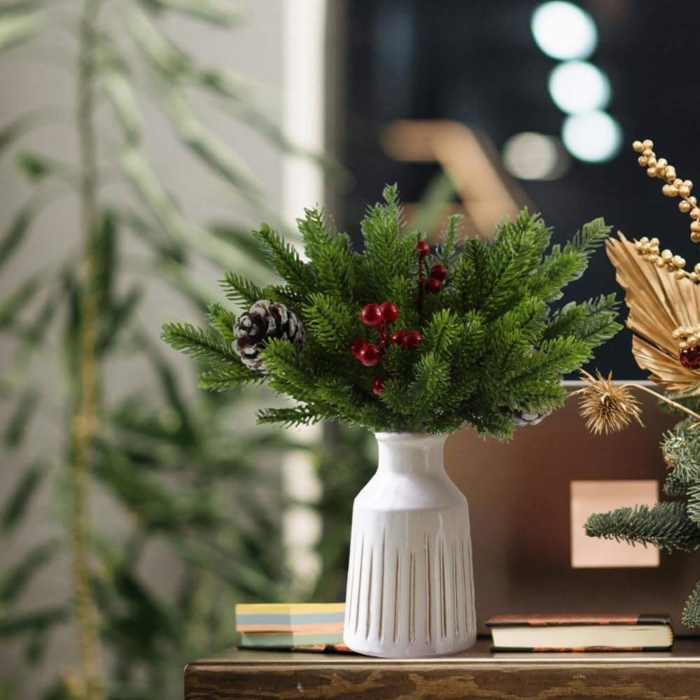 20/50Pcs Artificial Plants Chr - Christmas Tree Artificial reseña y precio