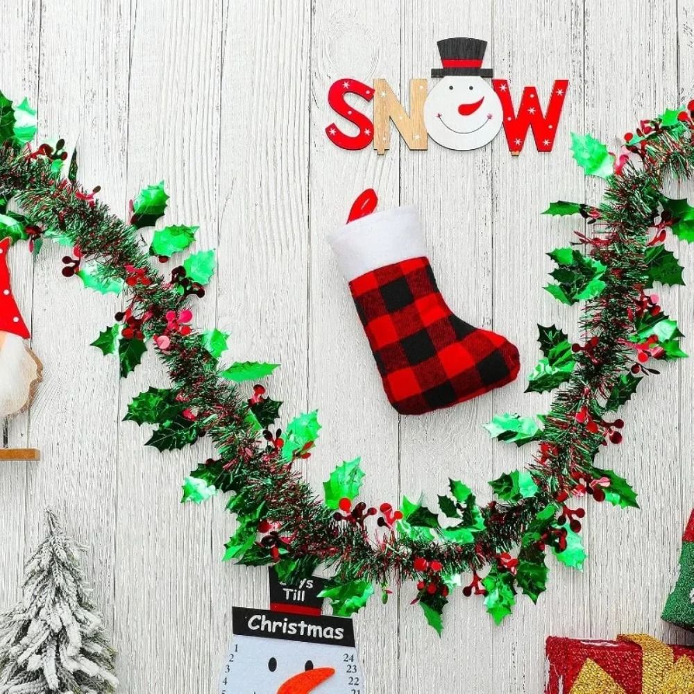 2PCS Reusable 2M Christmas Gar - Tinsel Garland Decoration reseña y precio