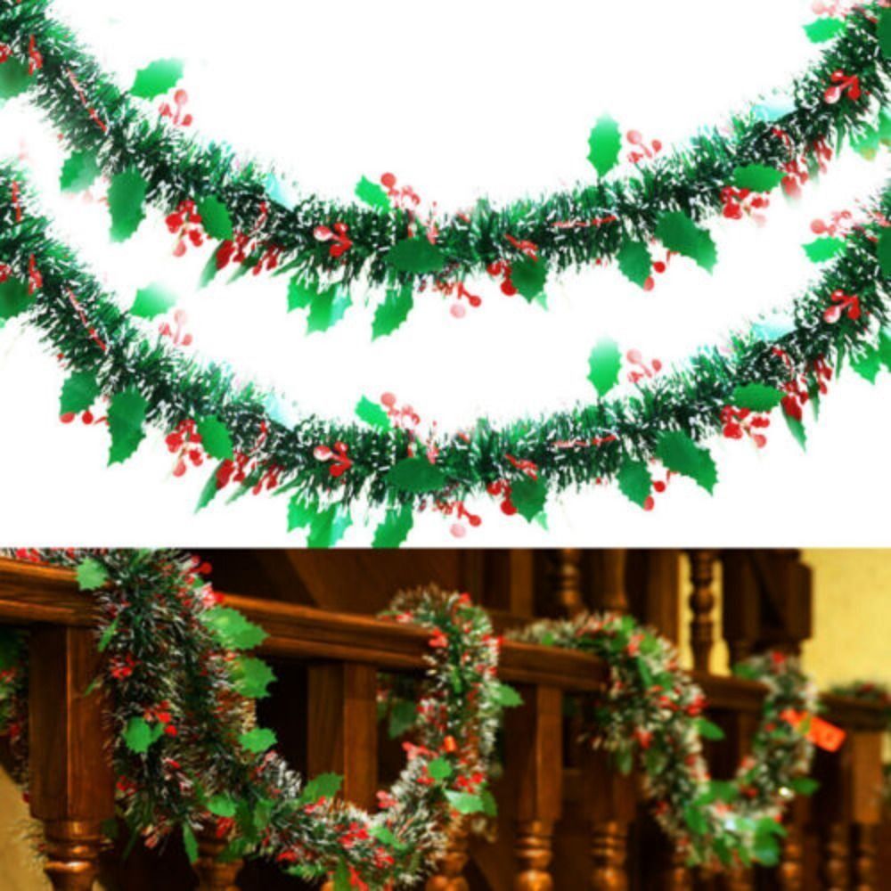 2PCS Reusable 2M Christmas Gar - Tinsel Garland Decoration reseña y precio
