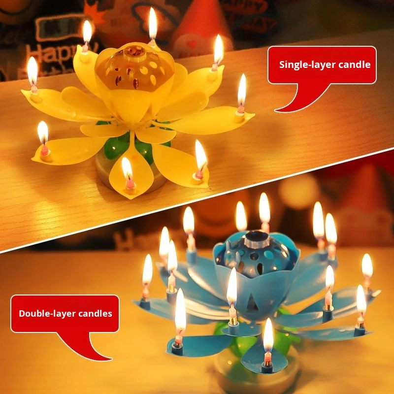 Romantic Happy Birthday Musica - Holiday Candle Set reseña y precio