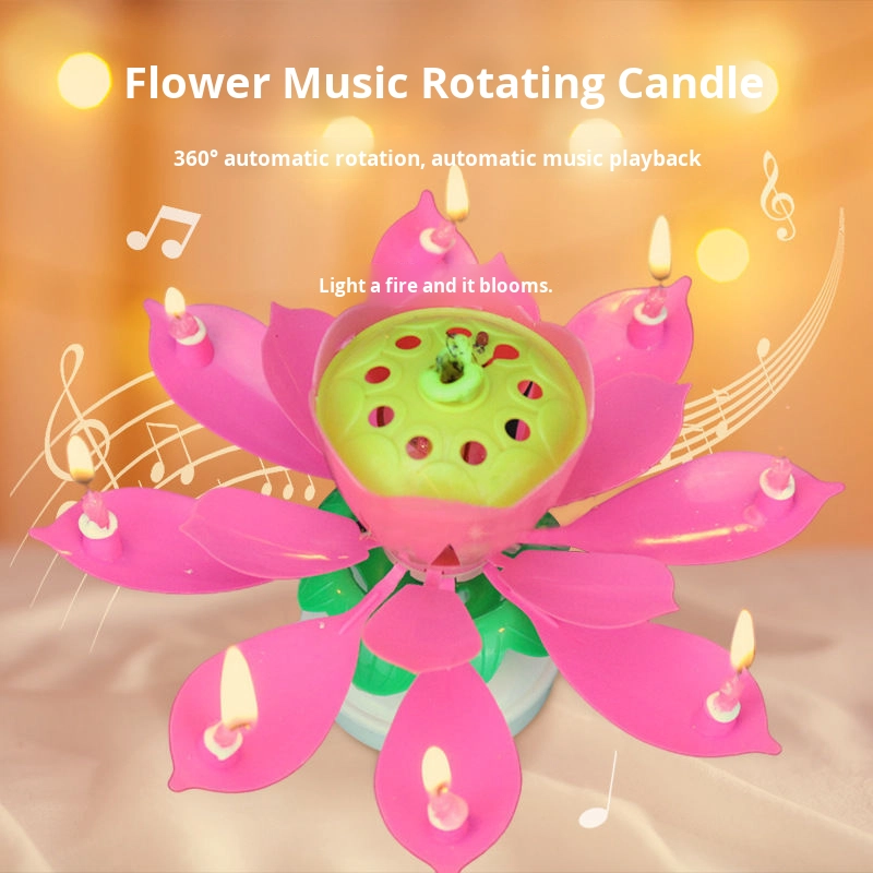 Romantic Happy Birthday Musica - Holiday Candle Set reseña y precio