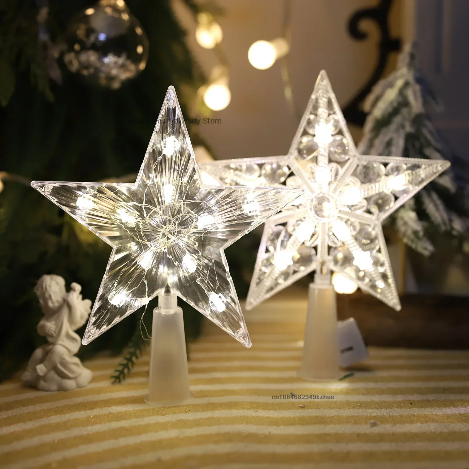 15CM LED Christmas Tree Orname - Star Tree Topper reseña y precio