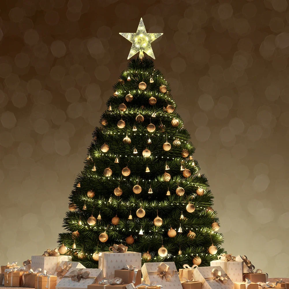 15CM LED Christmas Tree Orname - Star Tree Topper reseña y precio