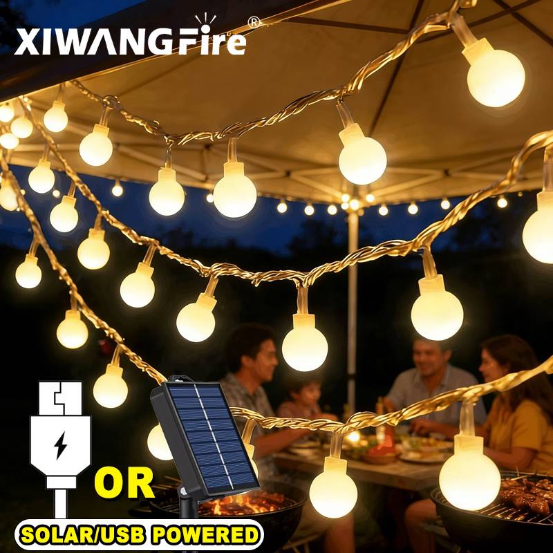 3-10M Solar/USB/Battery String - Christmas Lights Outdoor reseña y precio