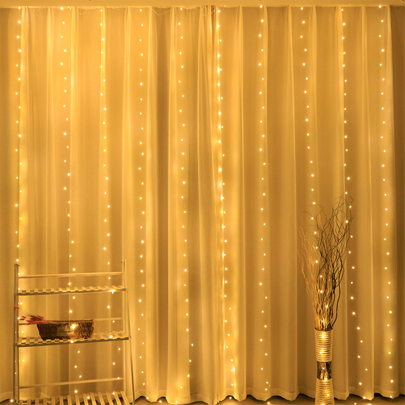 6x3M LED USB Curtain String Fa - Led Fairy String Lights reseña y precio