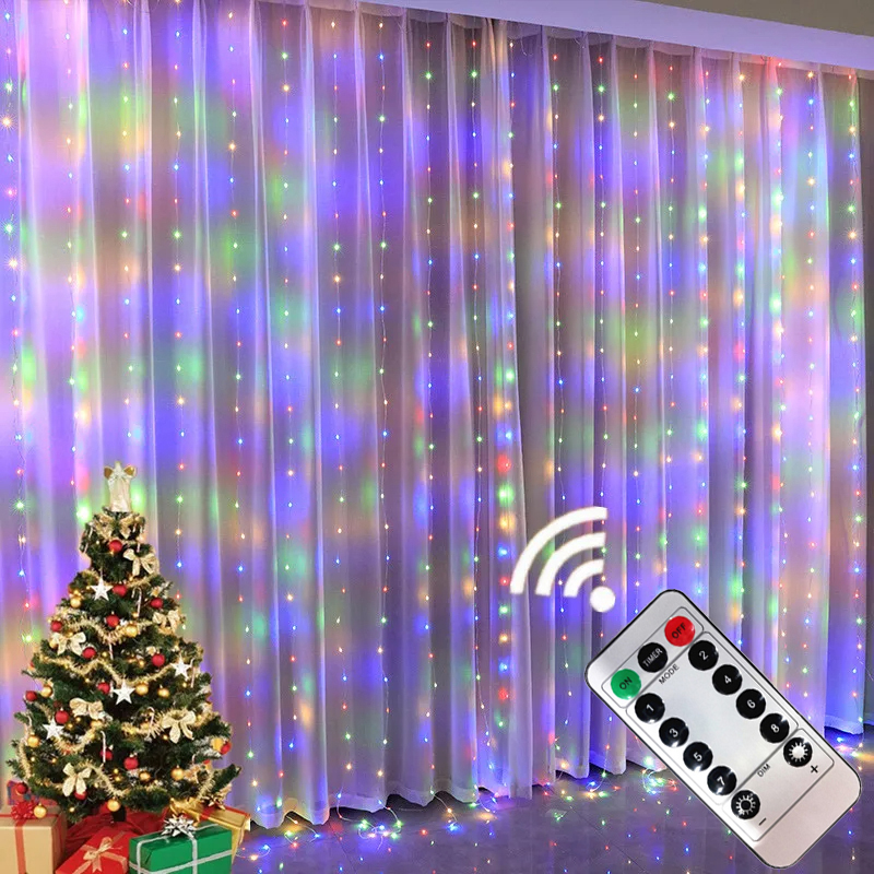 6x3M LED USB Curtain String Fa - Led Fairy String Lights reseña y precio