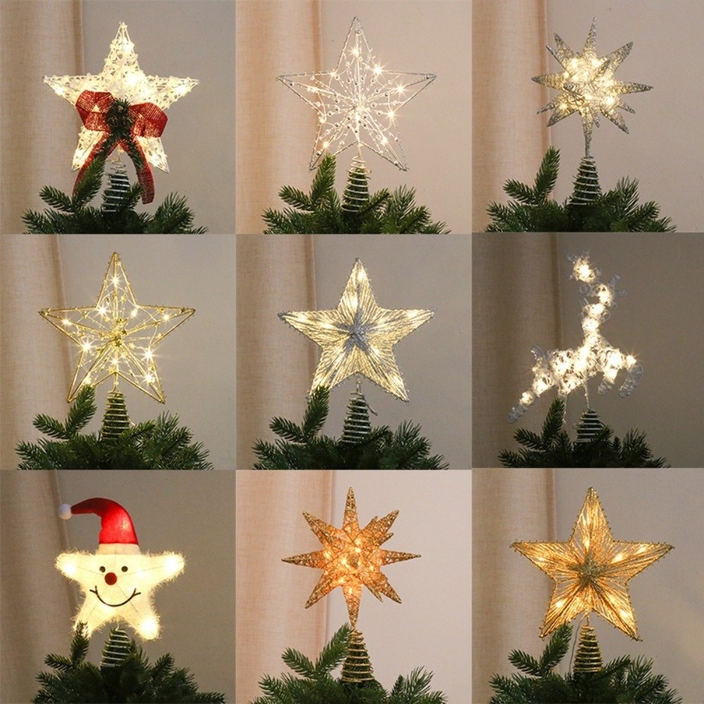 3D Glitter Star Christmas Tree - Star Tree Topper reseña y precio
