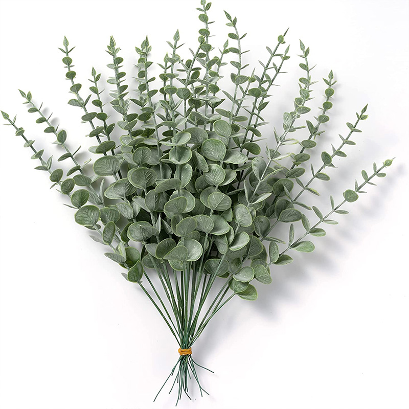 Artificial Eucalyptus Stems Le - Christmas Wreath Fake reseña y precio