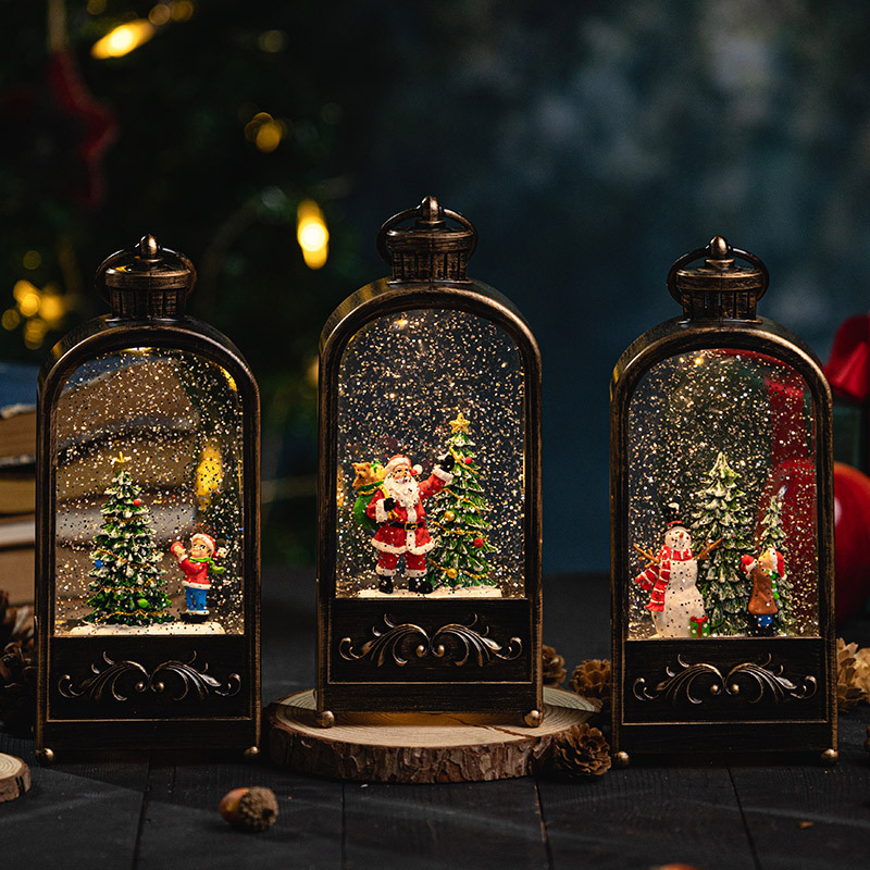 Christmas Decorations Wind Lan - Snow Globe Musical reseña y precio