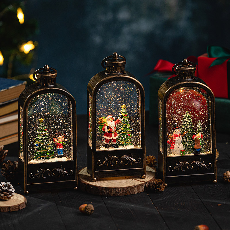 Christmas Decorations Wind Lan - Snow Globe Musical reseña y precio