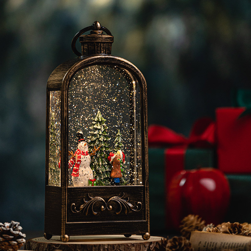 Christmas Decorations Wind Lan - Snow Globe Musical reseña y precio