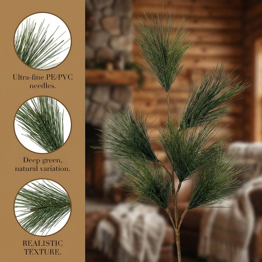 Realistic Artificial Pine Bran - Christmas Tree Artificial reseña y precio