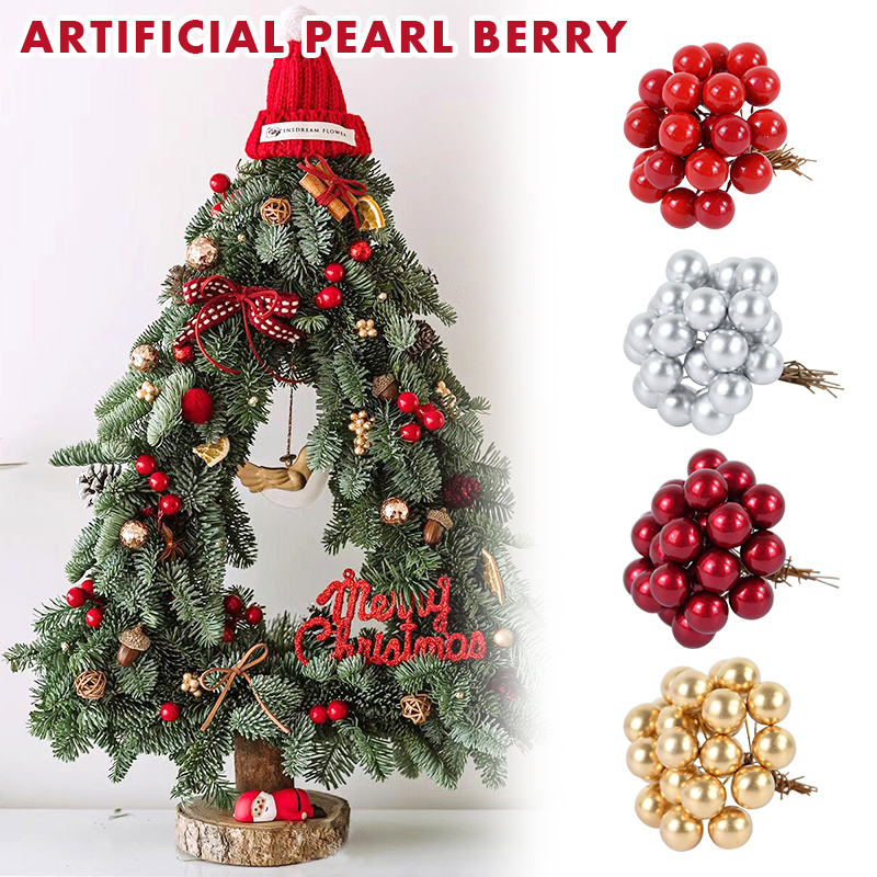 100/200pcs Pearl Stamens Mini  - Christmas Wreath Fake reseña y precio
