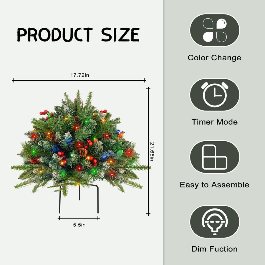 Pack Christmas Tree Urn Filler - Christmas Tree Artificial reseña y precio