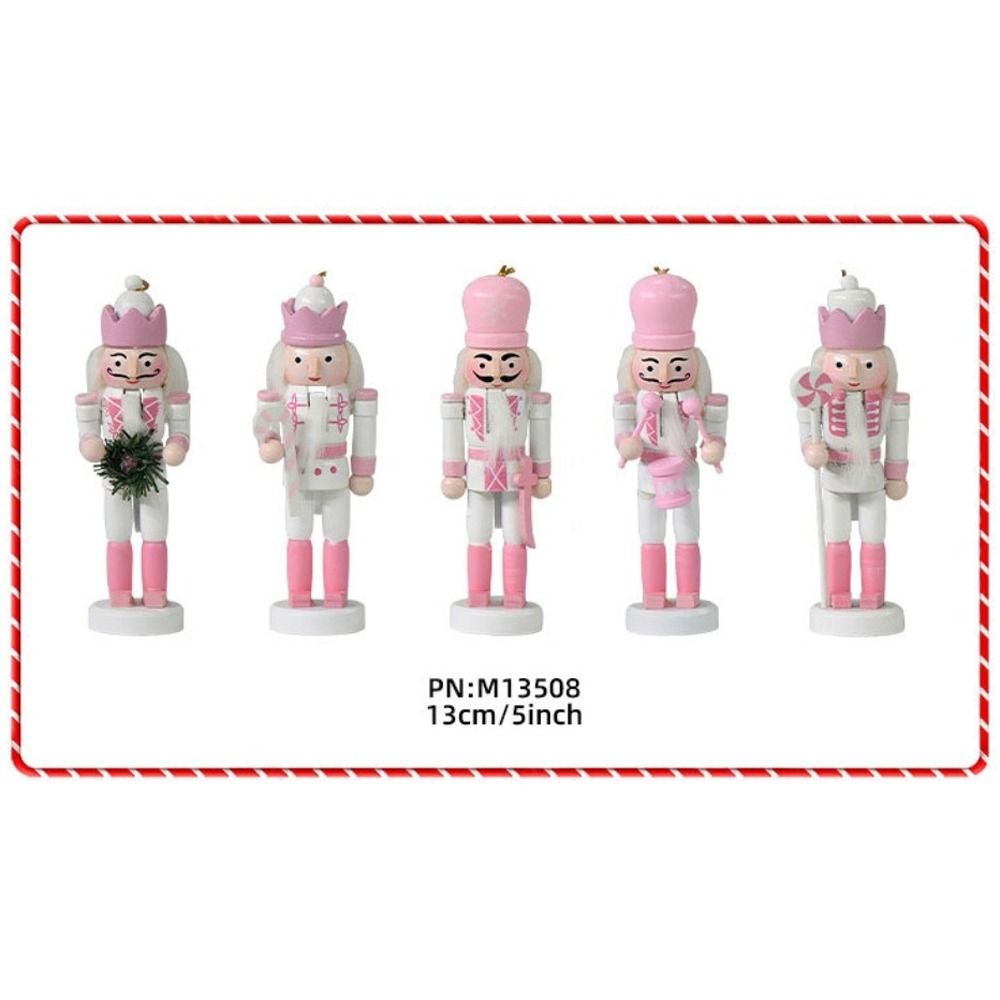 5PCS Macarone Powder Christmas - Nutcracker Figurine reseña y precio