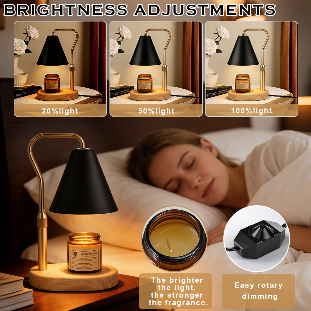 Black Candle Warmer Lamp Kitch - Holiday Candle Set reseña y precio