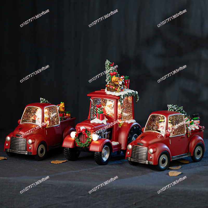 New - style Christmas Decorati - Snow Globe Musical reseña y precio
