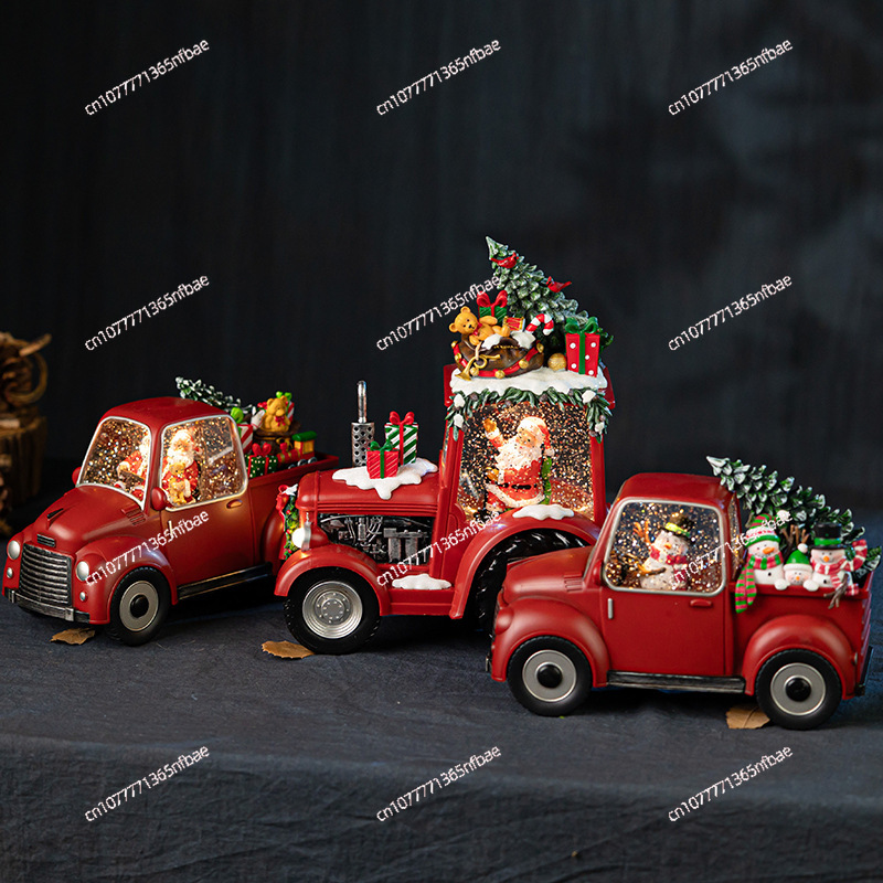 New - style Christmas Decorati - Snow Globe Musical reseña y precio