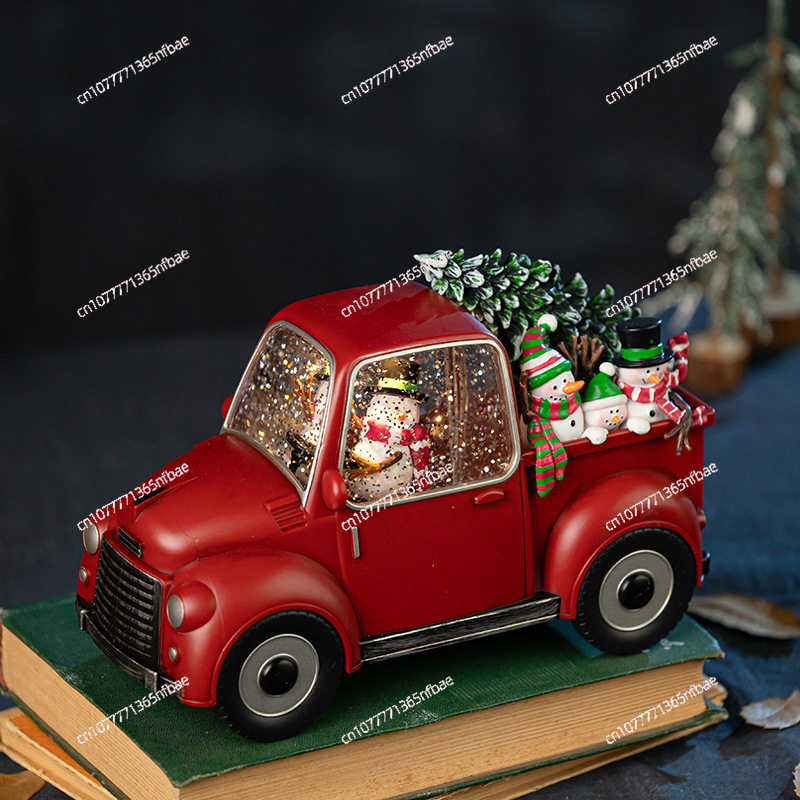 New - style Christmas Decorati - Snow Globe Musical reseña y precio