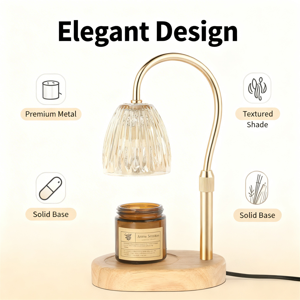 Candle Warmer Lamp with Timer, - Holiday Candle Set reseña y precio