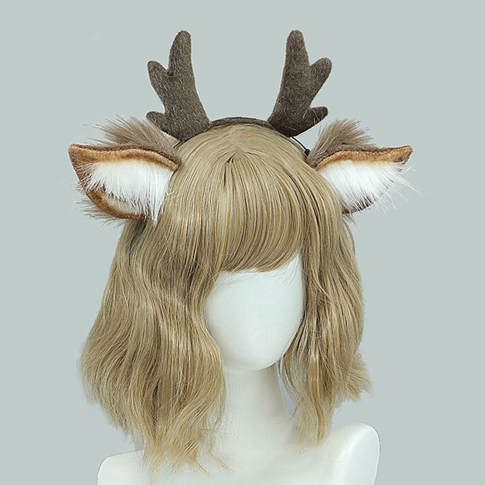 Unisex Deer Ears Reindeer Antl - Reindeer Antlers Headband reseña y precio