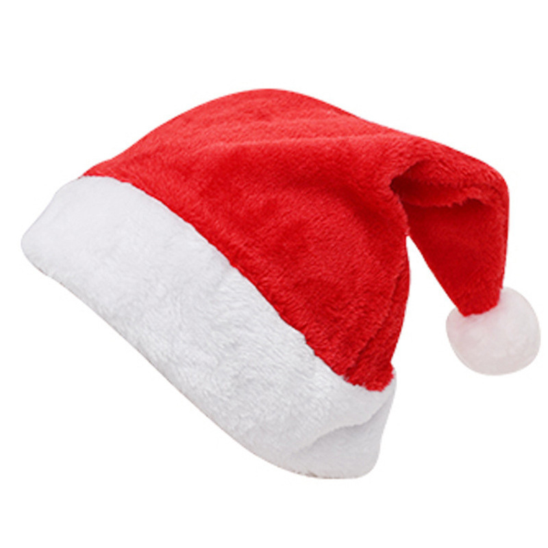 50pcs Christmas Plush Velvet H - Santa Hat Plush reseña y precio