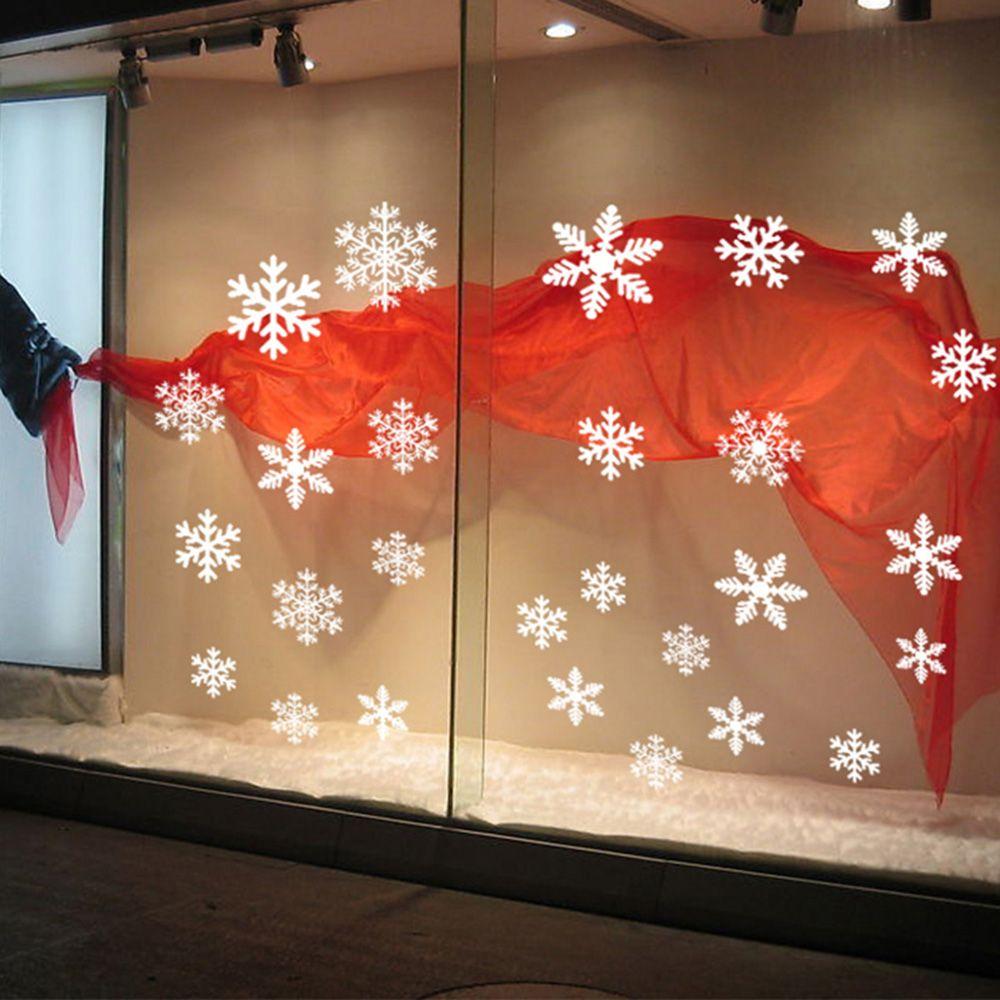 27/38PCS Gift Xmas  Festival S - Snowflake Window Decal reseña y precio