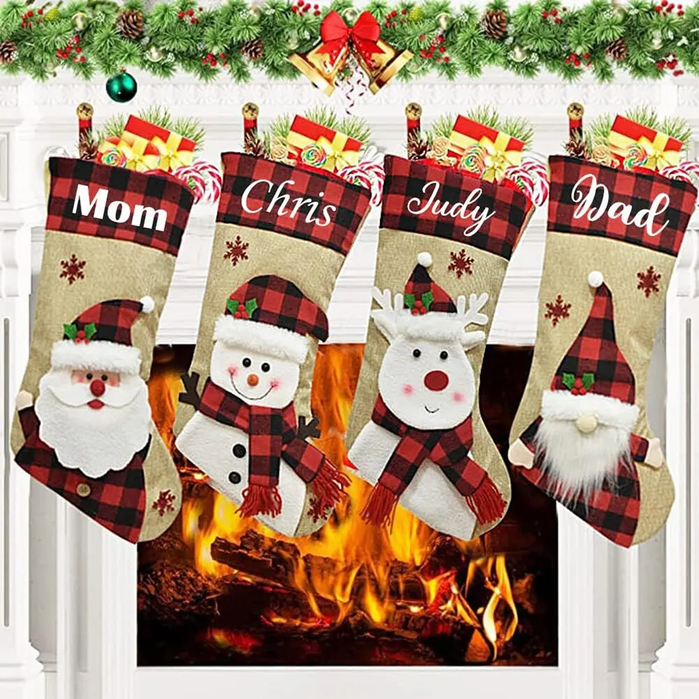 Christmas Holiday Stockings Ch - Christmas Stocking Hanging reseña y precio
