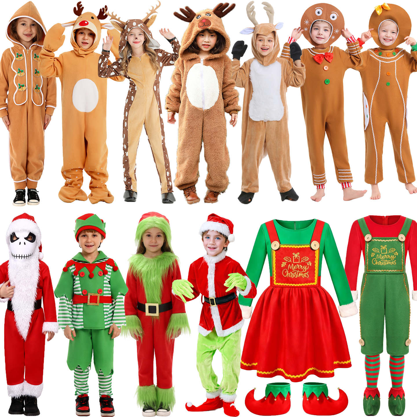 Christmas Halloween COS Deer G - Elf Costume Christmas reseña y precio