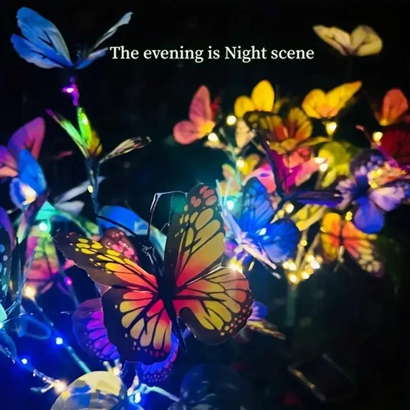 Solar LED Butterfly Garden Lig - Christmas Lights Outdoor reseña y precio