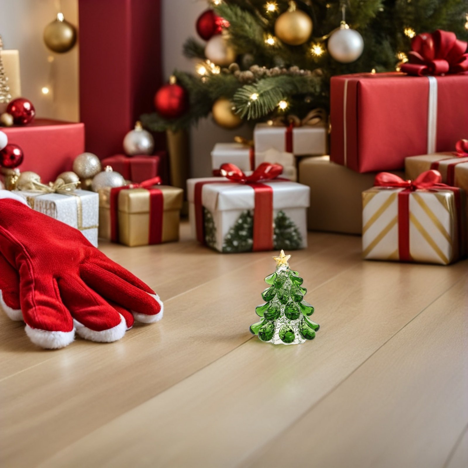 Crystal Christmas Tree Miniatu - Star Tree Topper reseña y precio