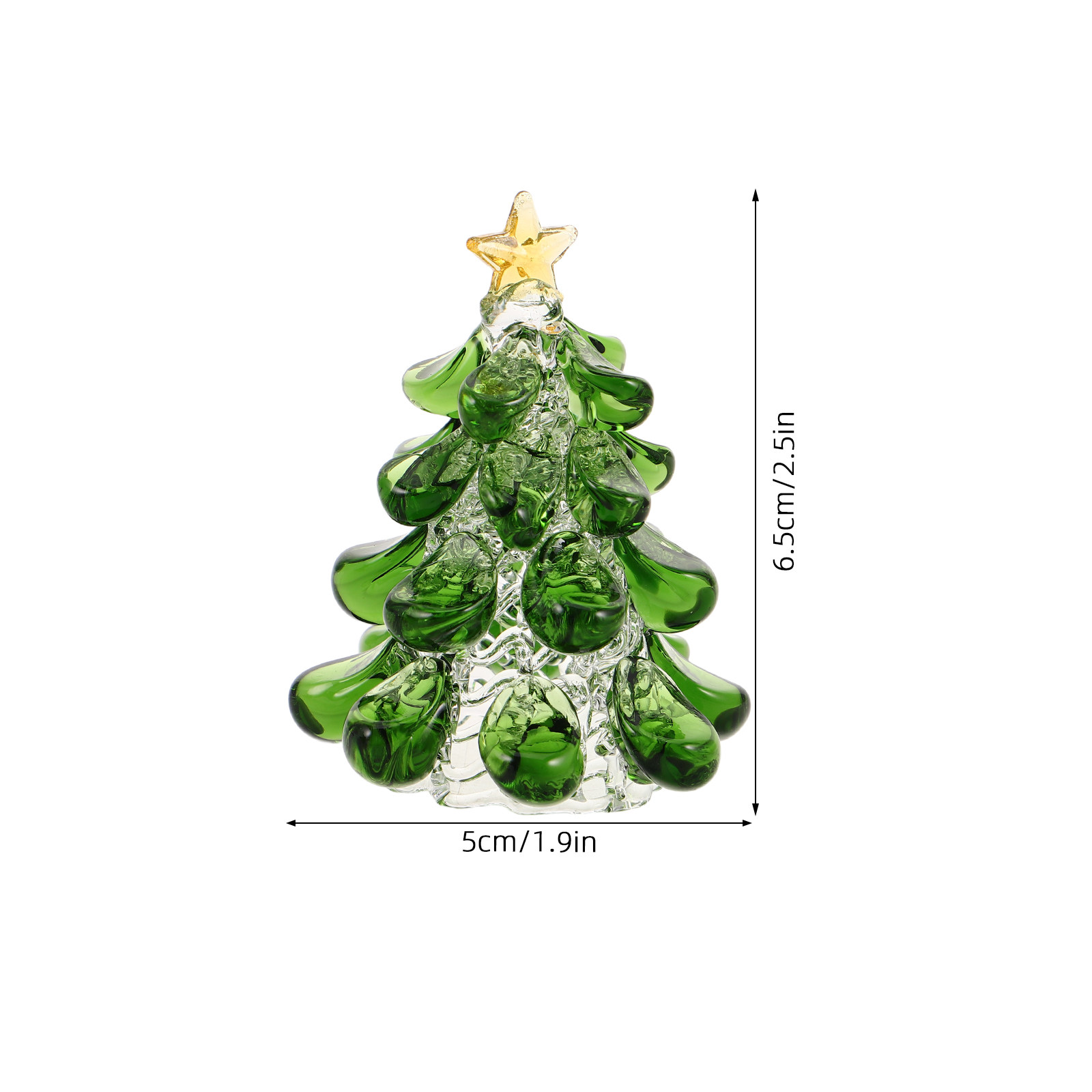 Crystal Christmas Tree Miniatu - Star Tree Topper reseña y precio