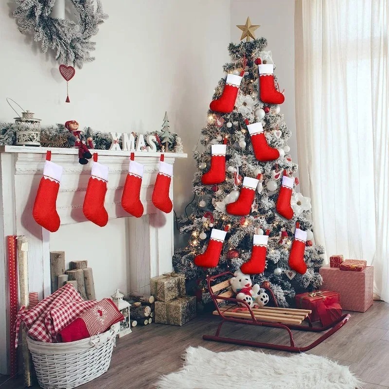 Holiday Christmas Stocking Fir - Christmas Stocking Hanging reseña y precio