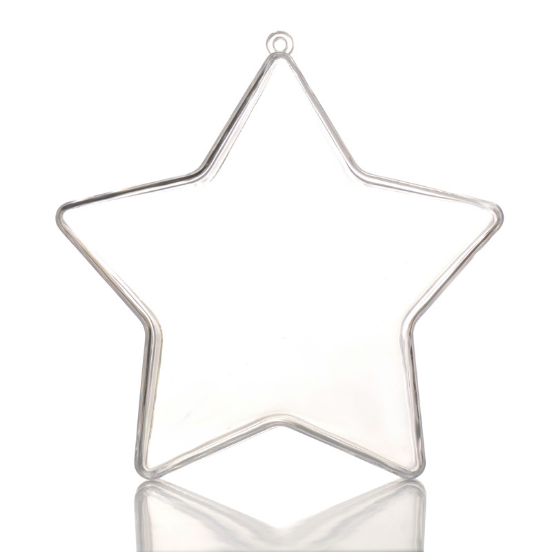 10 Set DIY Fillable Star Shape - Ornament Ball Set reseña y precio