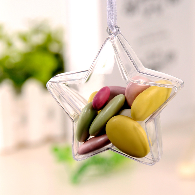 10 Set DIY Fillable Star Shape - Ornament Ball Set reseña y precio