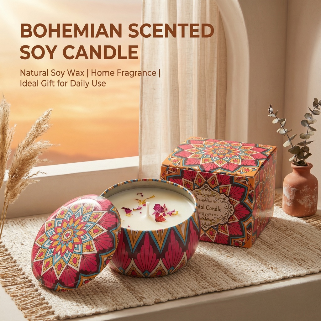 1pc Scented Candle Set With Co - Holiday Candle Set reseña y precio