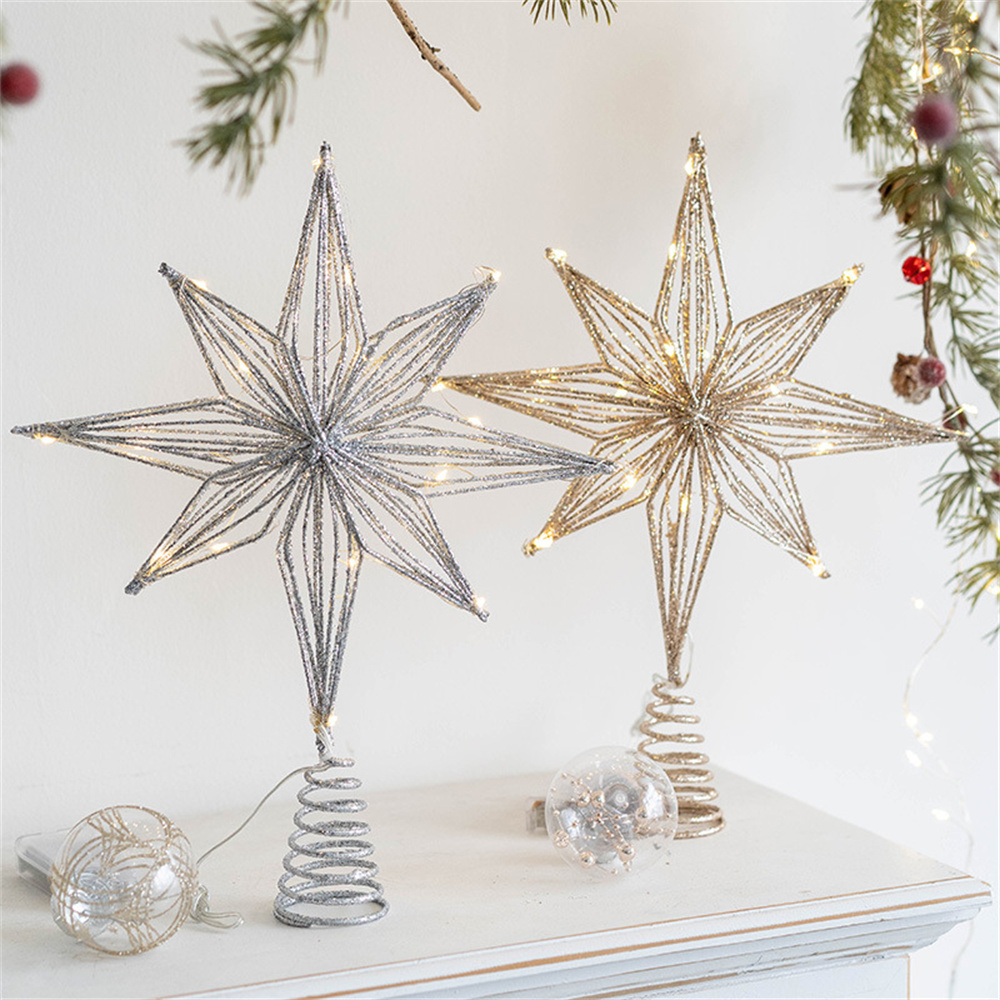 Christmas Tree Toppers Star wi - Star Tree Topper reseña y precio