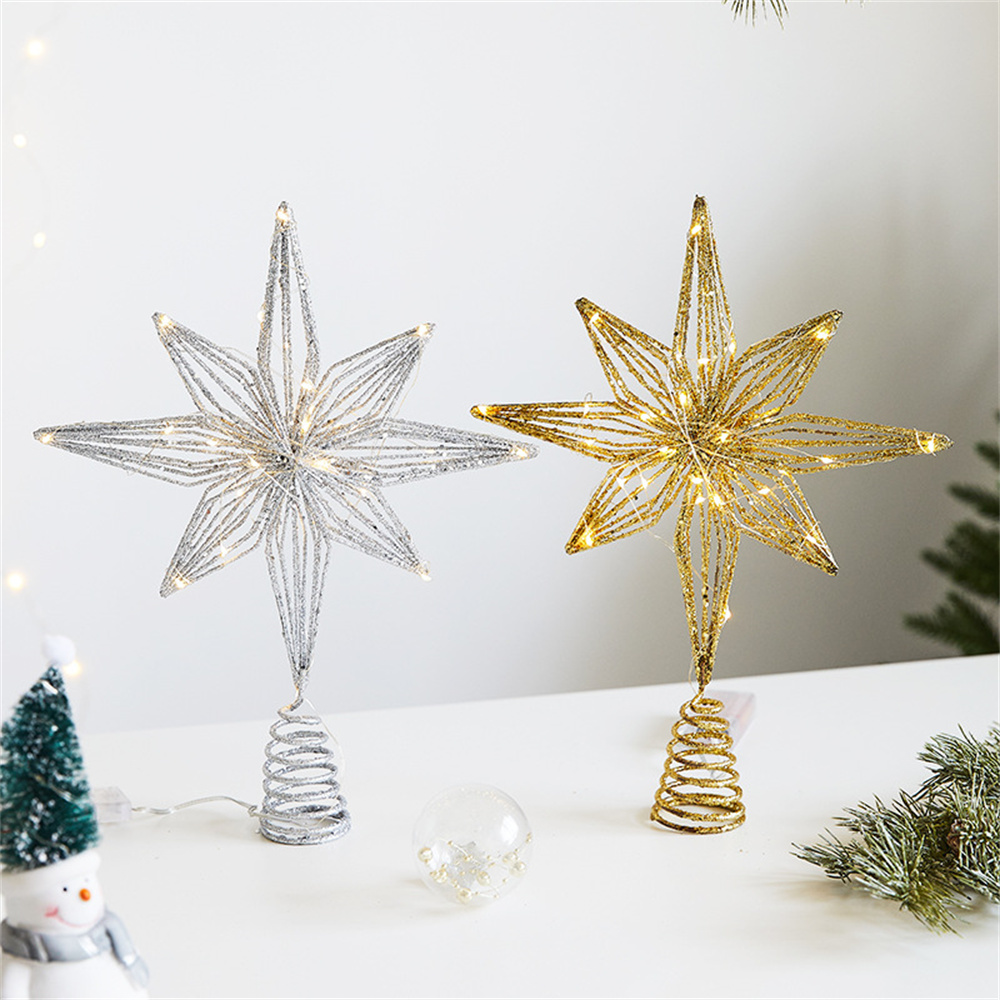 Christmas Tree Toppers Star wi - Star Tree Topper reseña y precio