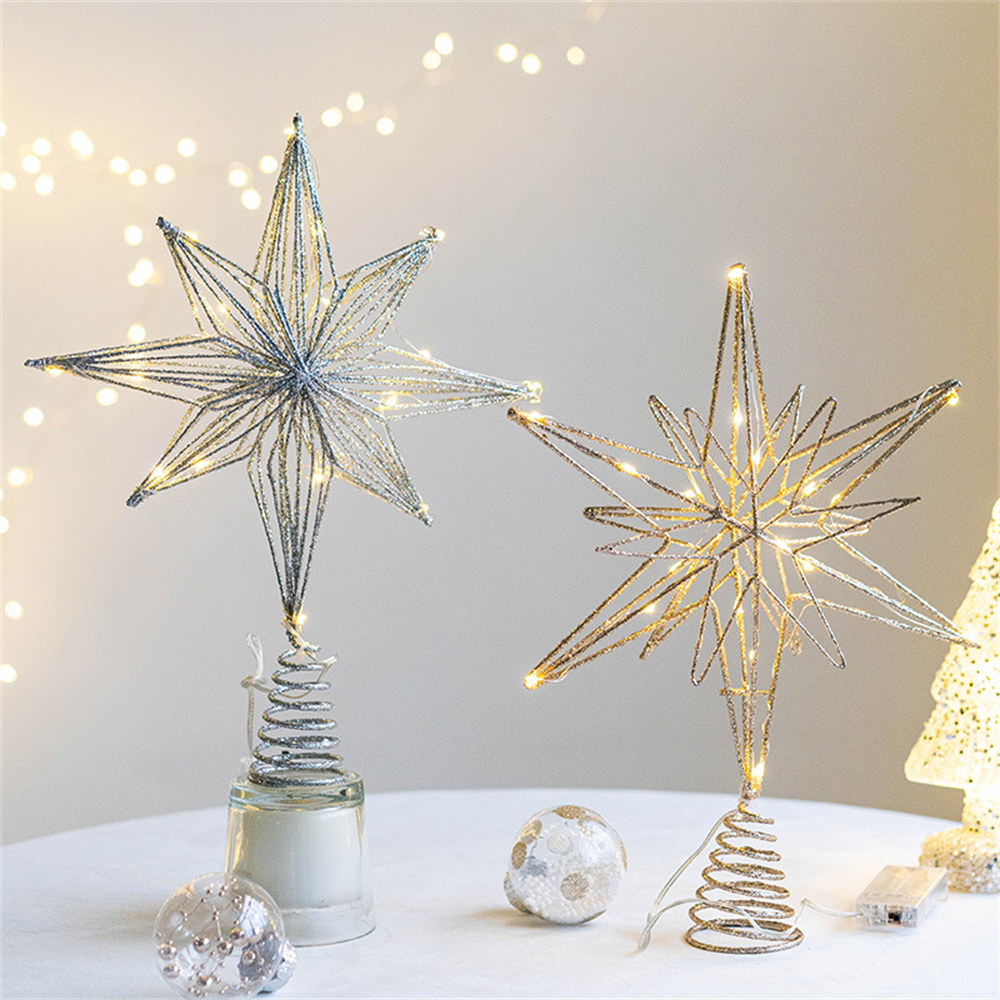 Christmas Tree Toppers Star wi - Star Tree Topper reseña y precio