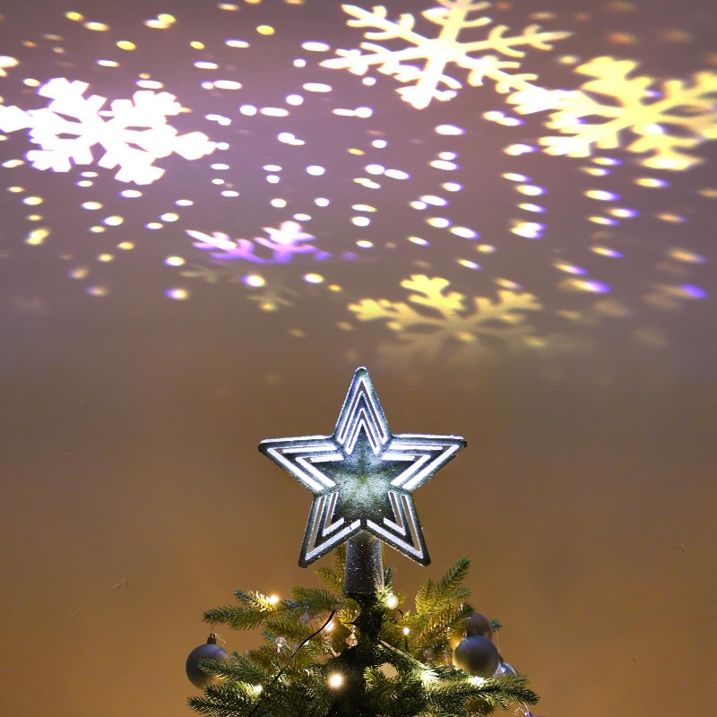 LED Projection Tree Topper Sta - Star Tree Topper reseña y precio