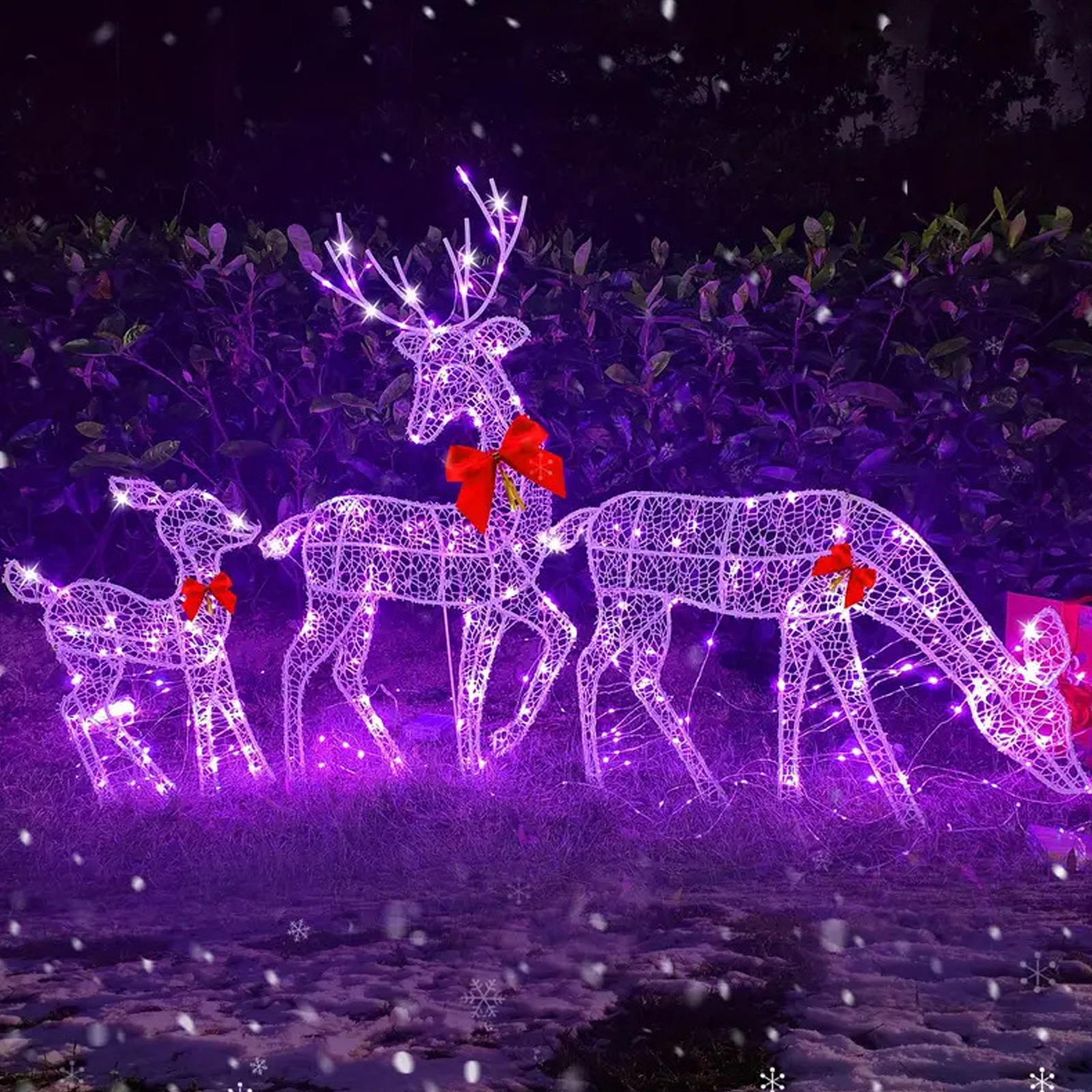 2D Lighted Reindeer Christmas  - Christmas Lights Outdoor reseña y precio