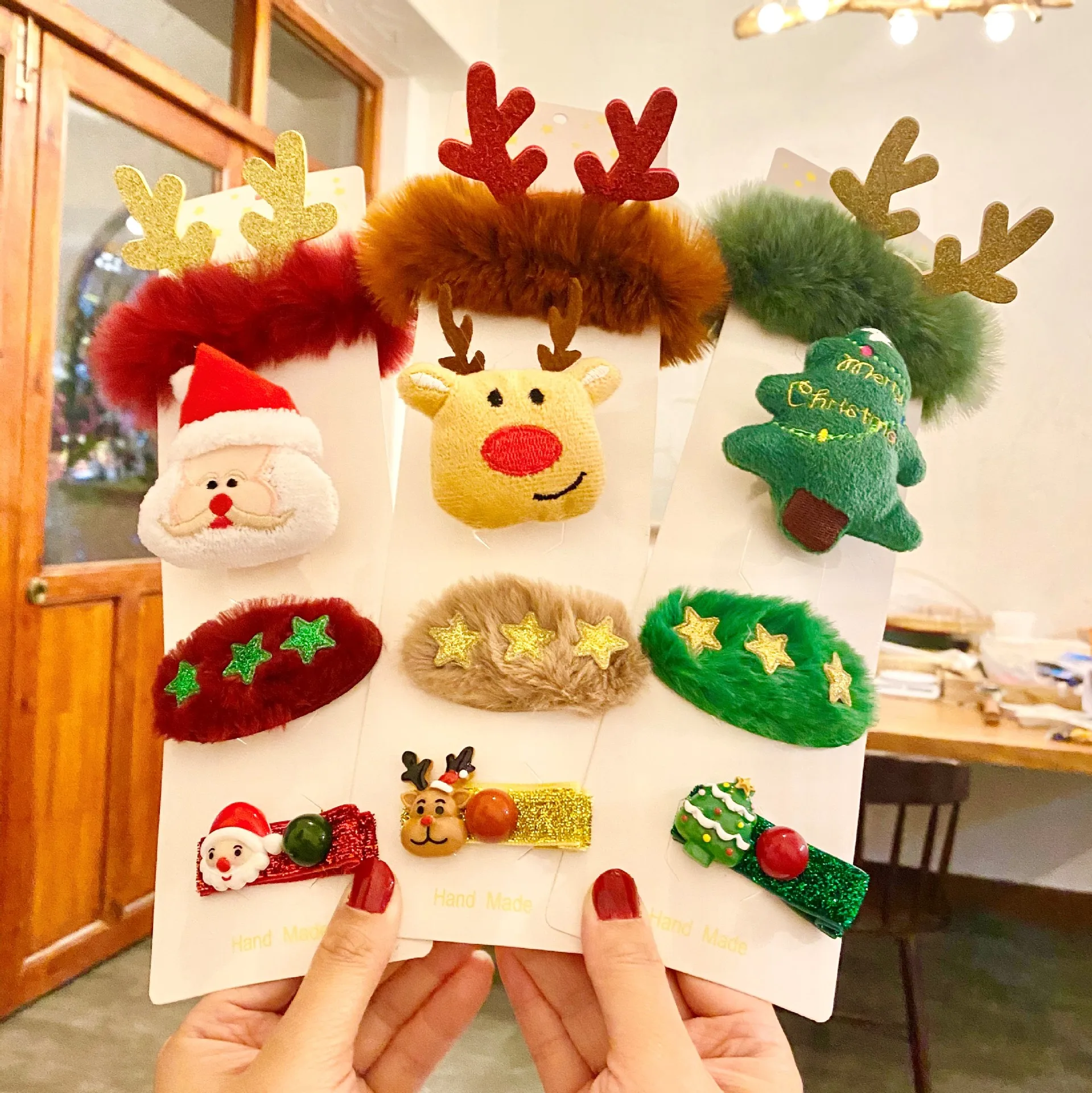 Christmas Headband Reindeer An - Reindeer Antlers Headband reseña y precio