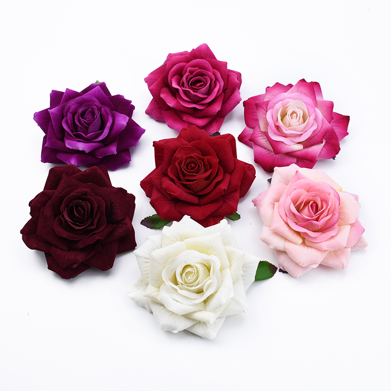 50PCS 10CM Big Roses Artificia - Christmas Wreath Fake reseña y precio