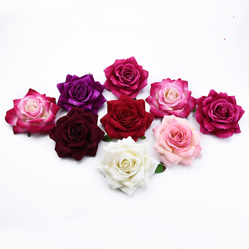 50PCS 10CM Big Roses Artificia - Christmas Wreath Fake reseña y precio