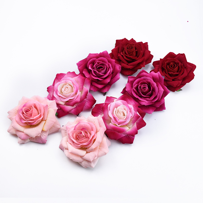 50PCS 10CM Big Roses Artificia - Christmas Wreath Fake reseña y precio