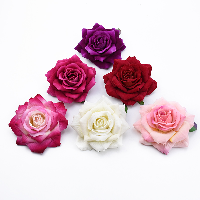 50PCS 10CM Big Roses Artificia - Christmas Wreath Fake reseña y precio
